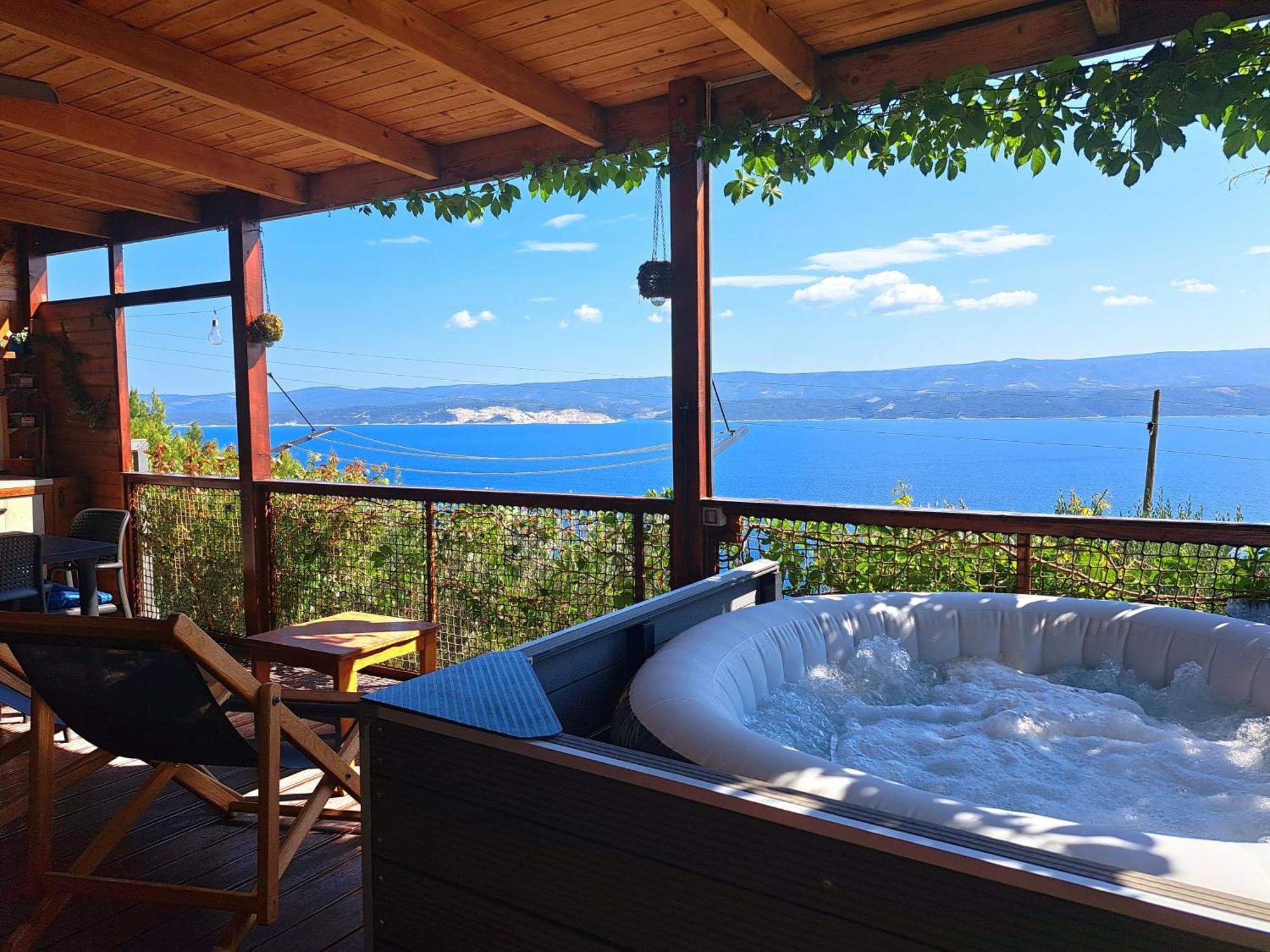 Bella Vista With Jacuzzi 1 Villa Omiš Kültér fotó