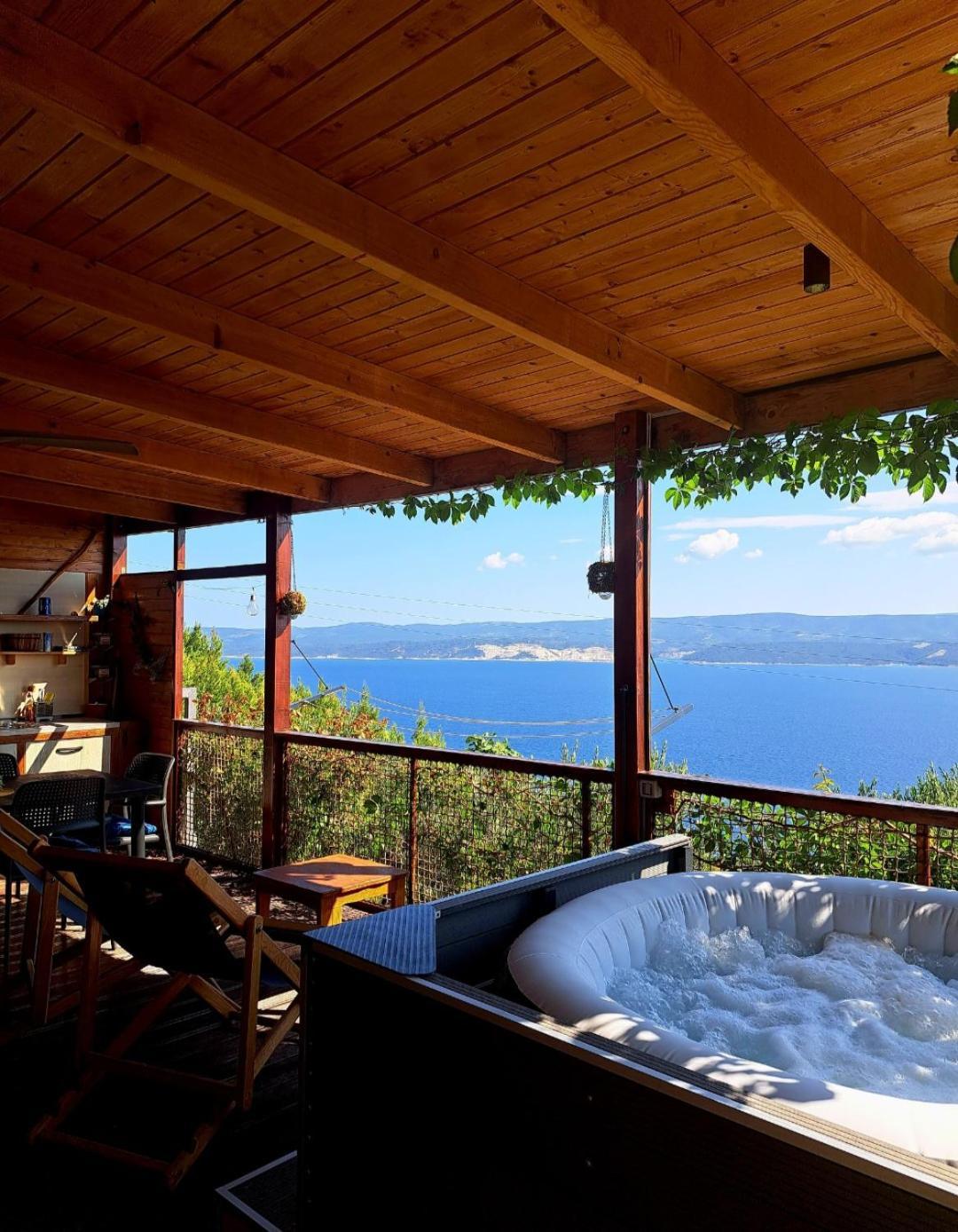 Bella Vista With Jacuzzi 1 Villa Omiš Kültér fotó