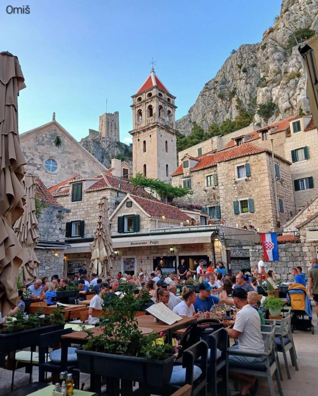 Bella Vista With Jacuzzi 1 Villa Omiš Kültér fotó